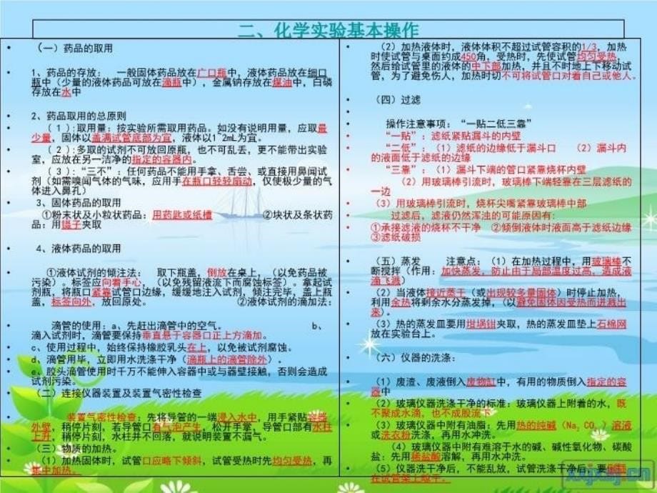 人教版初三化学知识点归纳教学资料_第5页