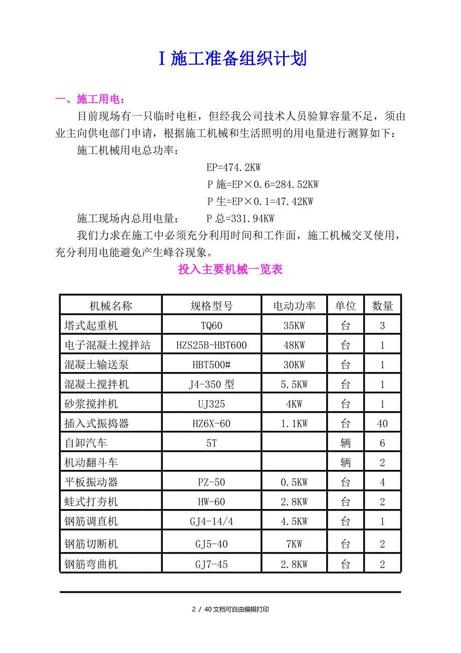 九豪一期新建厂房工程施工组织设计_第2页