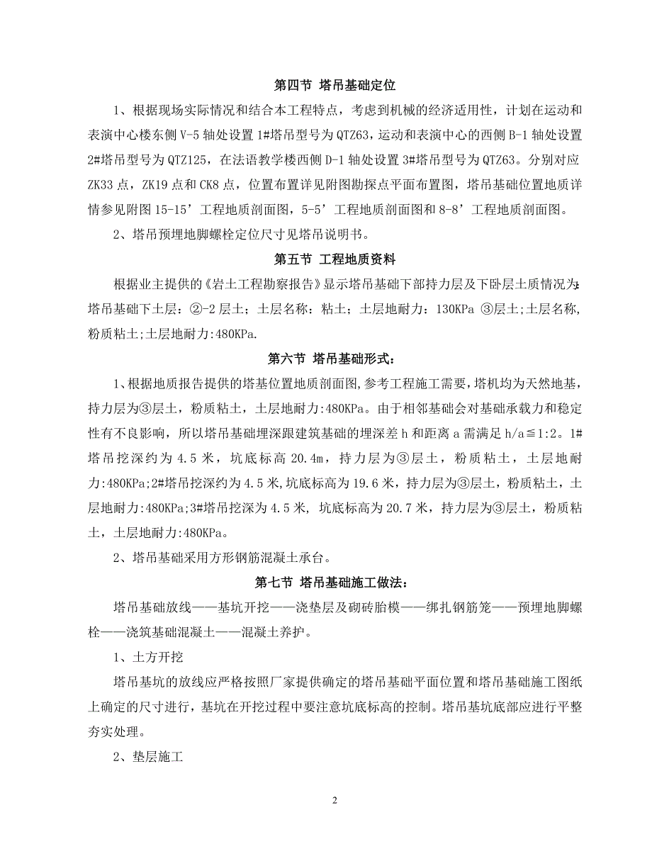 塔吊基础施工方案.doc_第2页