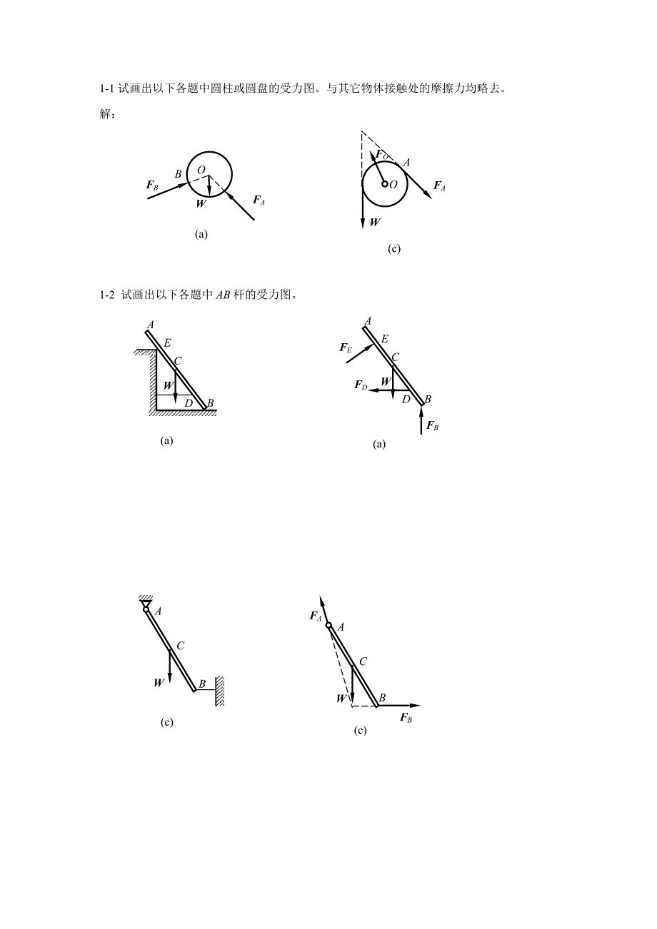 工程力学习题解答_第1页