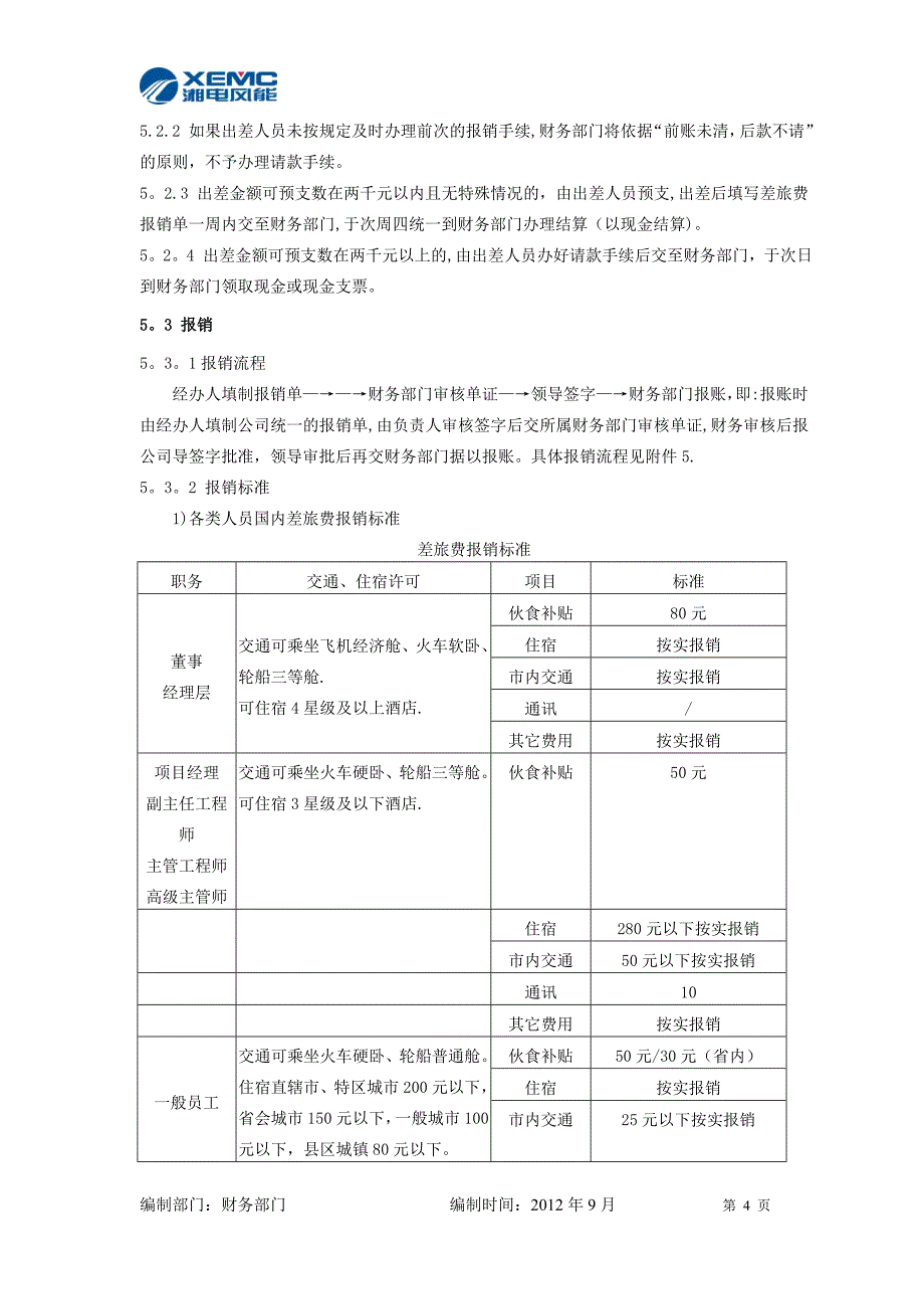 出差审批及差旅费报销制度.doc_第4页