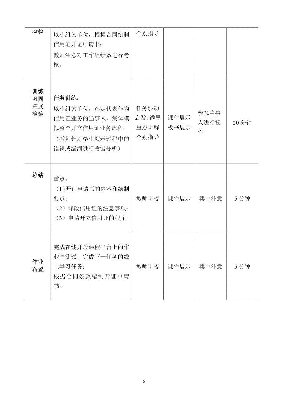 16缮制开证申请书《外贸单证实务》教案_第5页