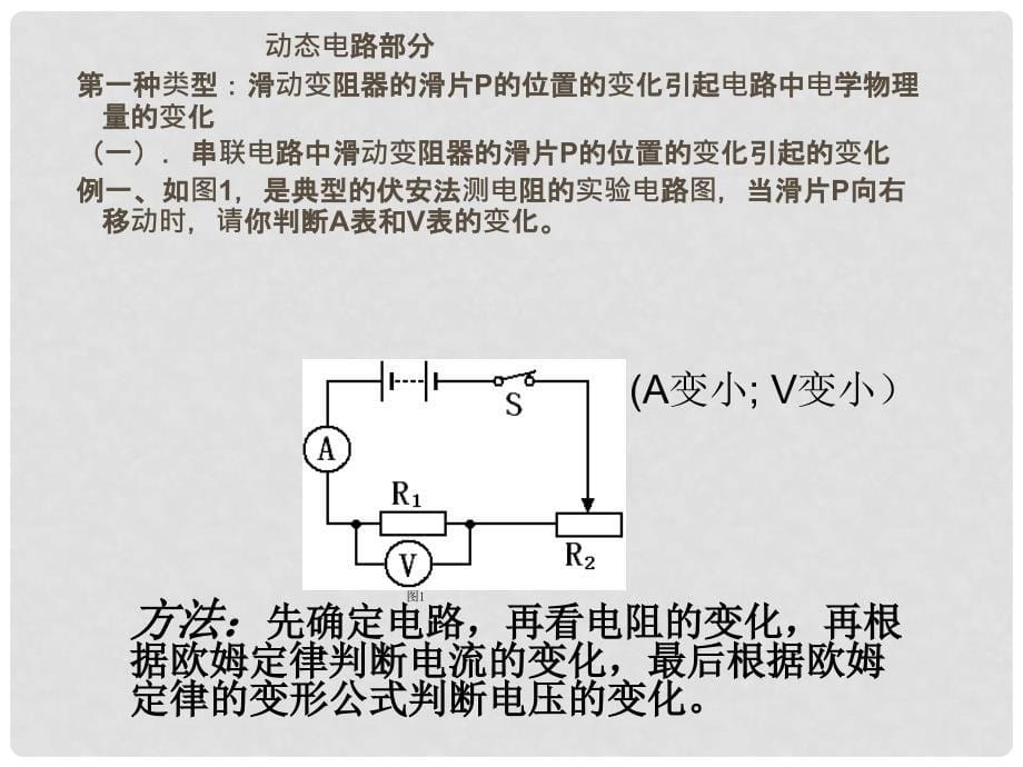 中考物理 高效课堂动态电路复习课件_第5页