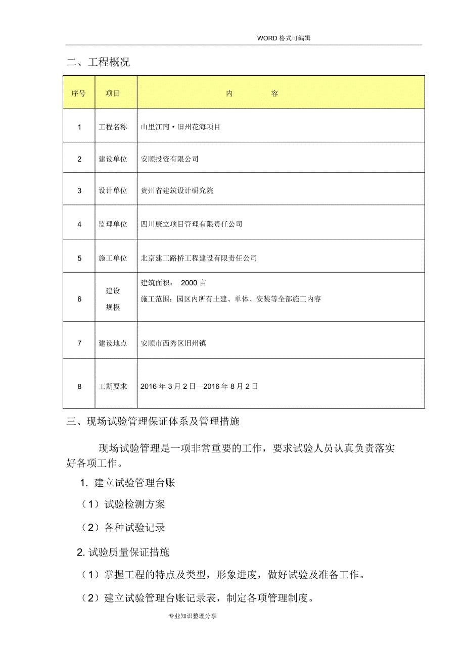 项目工程试验检测计划_第5页