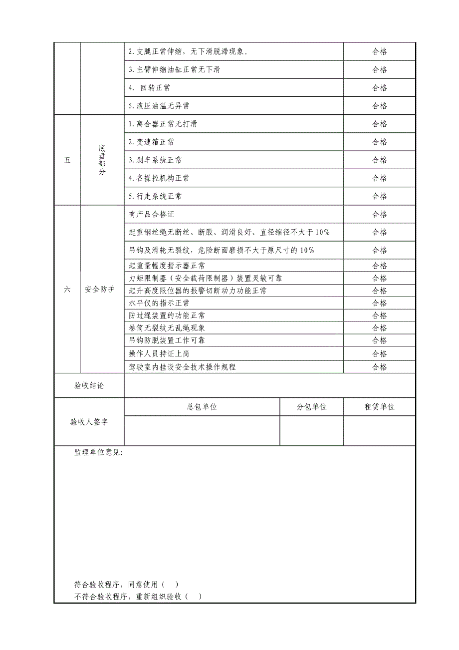 汽车吊验收表_第2页