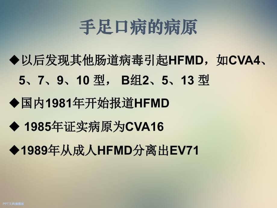 手足口病的诊断与治疗课件_第5页