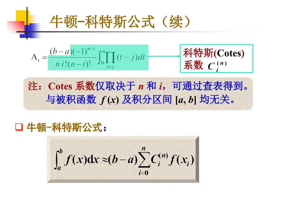 数值分析牛顿科特斯公式_第3页