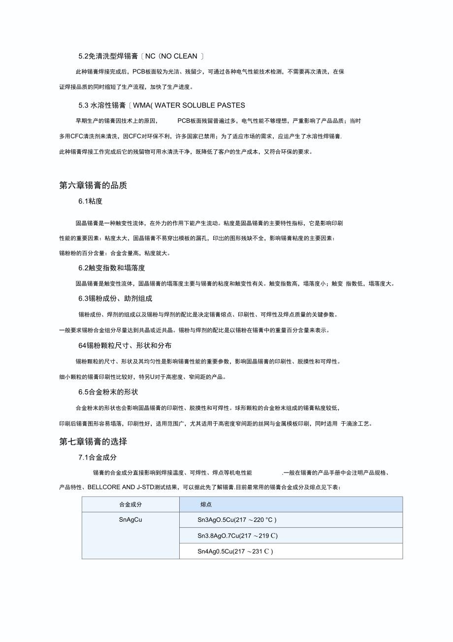 锡膏使用手册_第4页