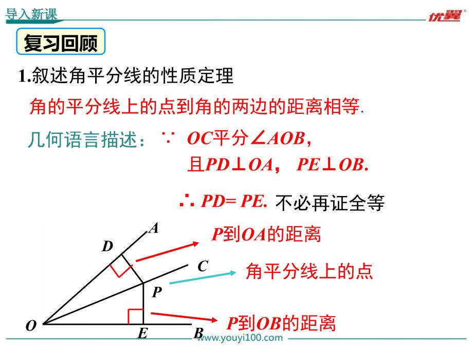 14第2课时角平分线的性质定理的逆定理_第3页