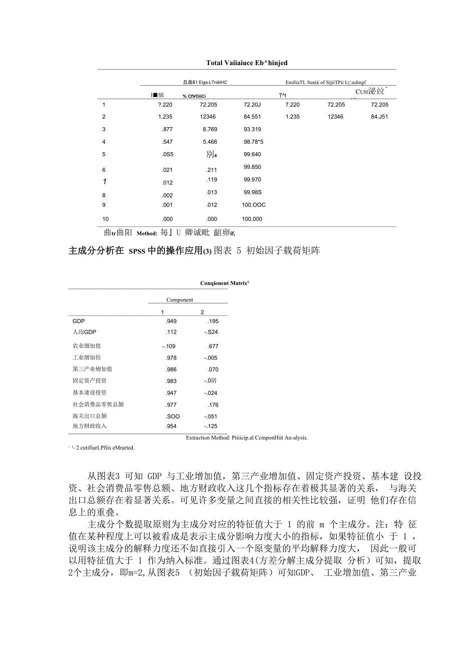 主成分分析在SPSS中的操作应用(详细步骤_第5页