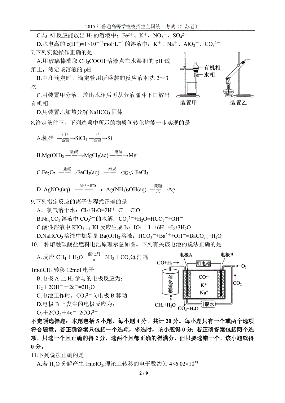 2015高考江苏卷_第2页