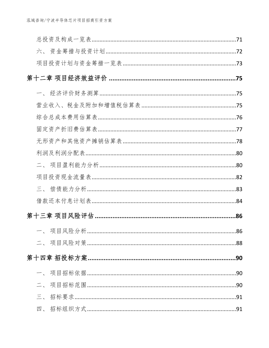 宁波半导体芯片项目招商引资方案【范文模板】_第4页