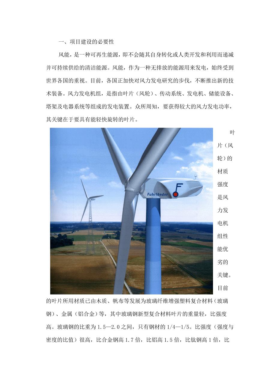 河北省衡水市故城县引进风力发电项目建议书1.doc_第2页