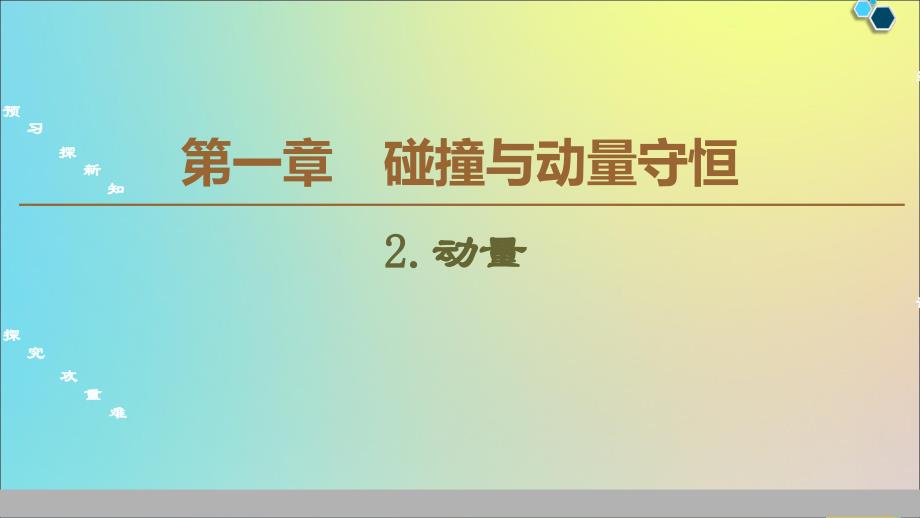 高中物理第1章2动量课件教科版选修3510151330(数理化网)_第1页