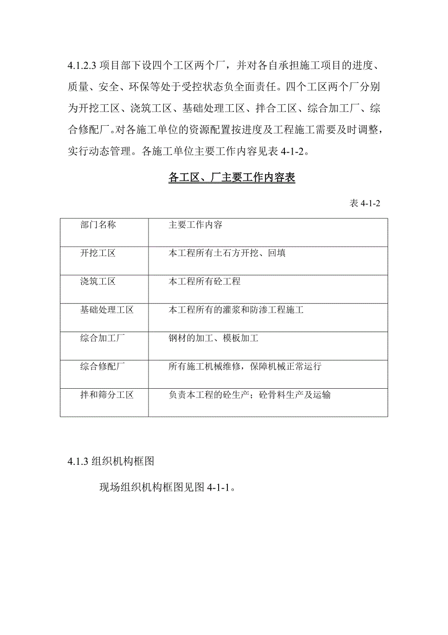 毛坝关大坝标-组织机构及主要施工设备_第3页