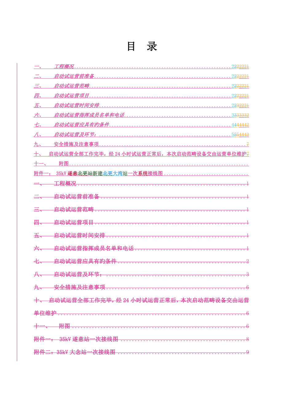 大湾变电站改造工程启动试运行方案_第3页