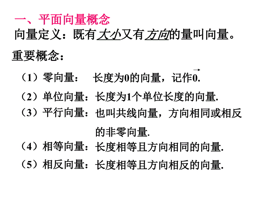 必修四-平面向量综合复习ppt课件_第3页