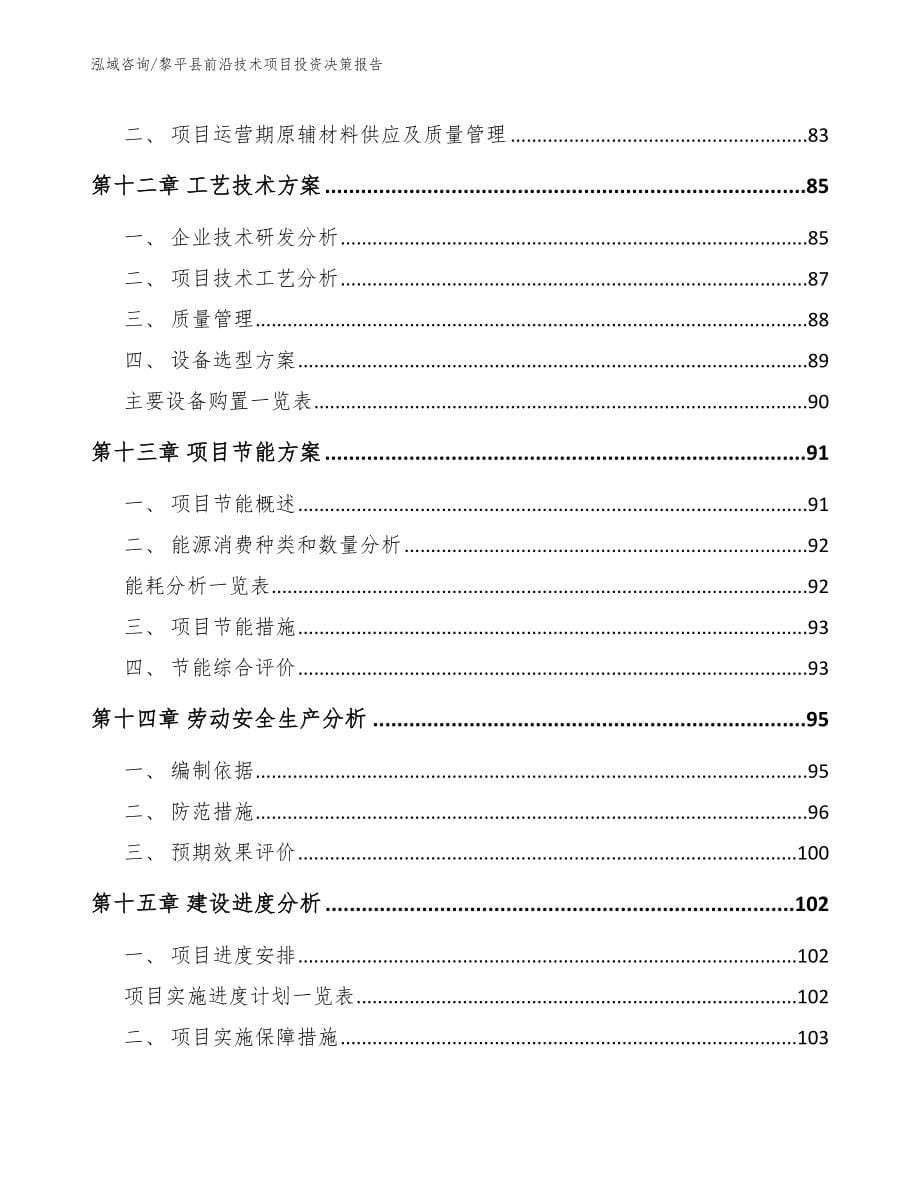 黎平县前沿技术项目投资决策报告_第5页