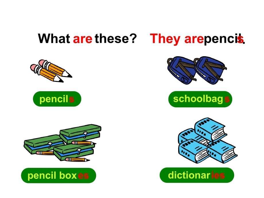 人教版七年级英语上册教学课件StarterUnit3whatcolorisitUnit3Isthisyourpencil2_第5页