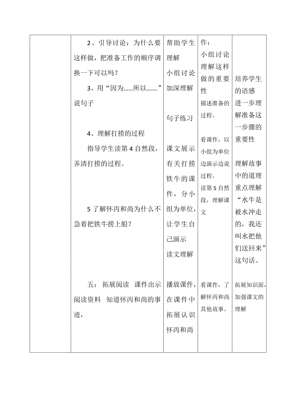 捞铁牛-教学设计_第5页