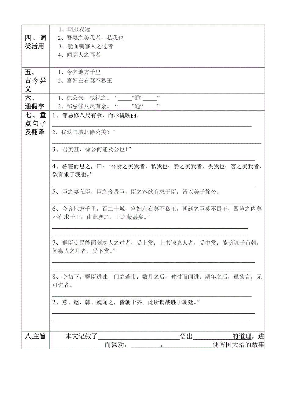 邹忌Word文档_第2页