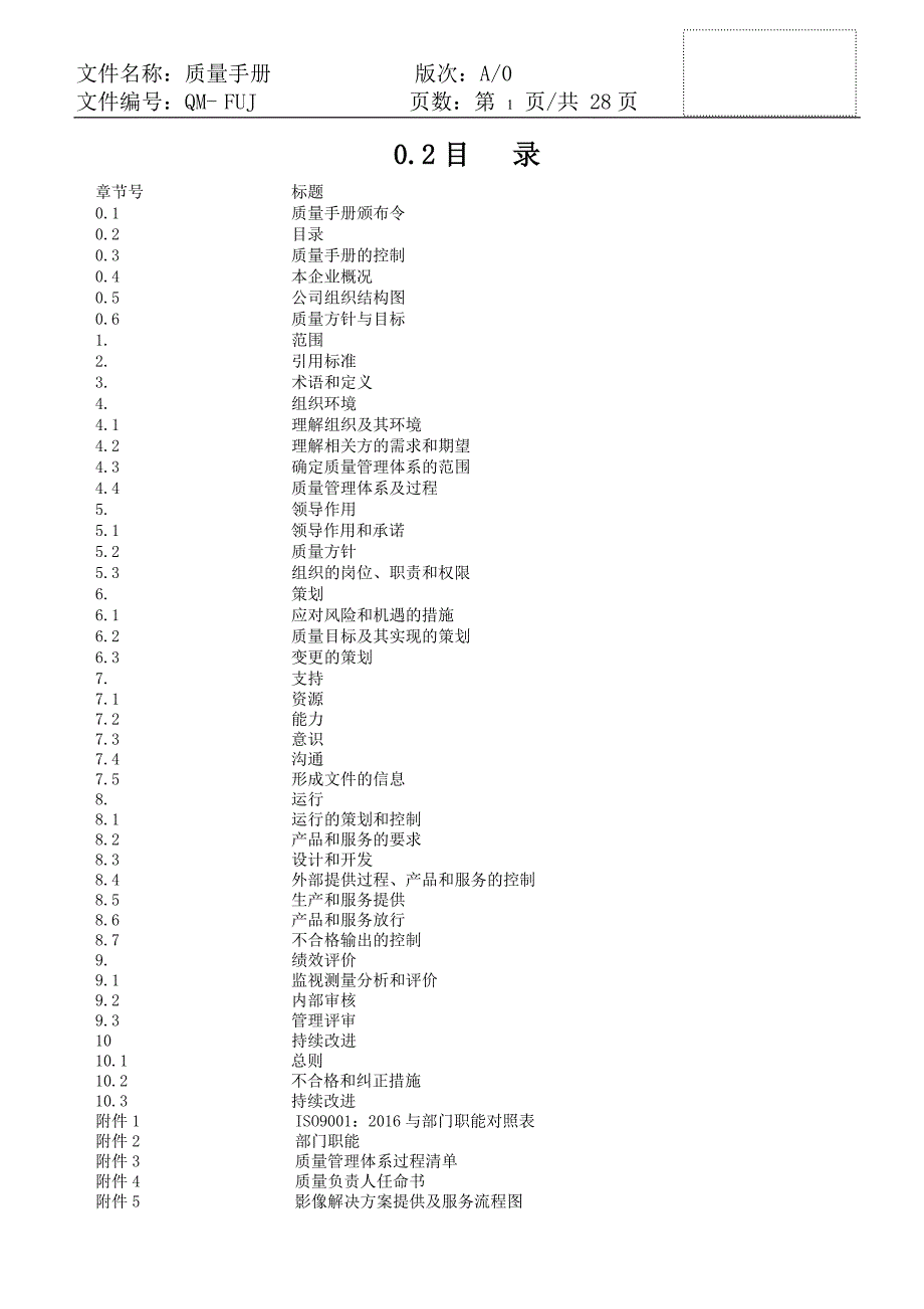 信息系统有限公司质量手册_第4页