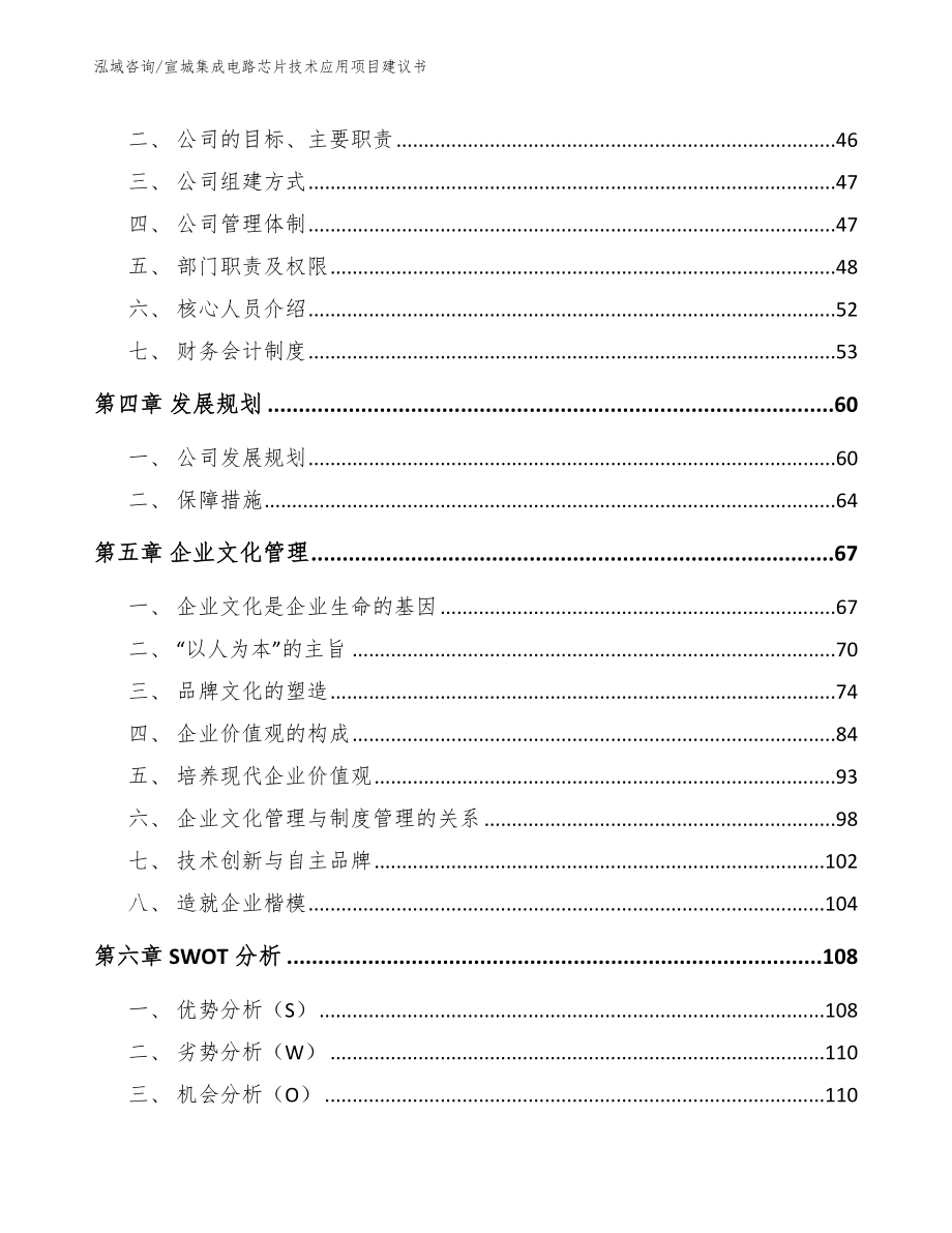 宣城集成电路芯片技术应用项目建议书（模板）_第2页