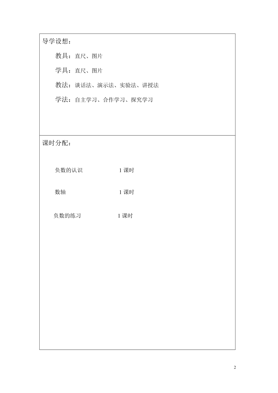 六年级下数学教案_第2页