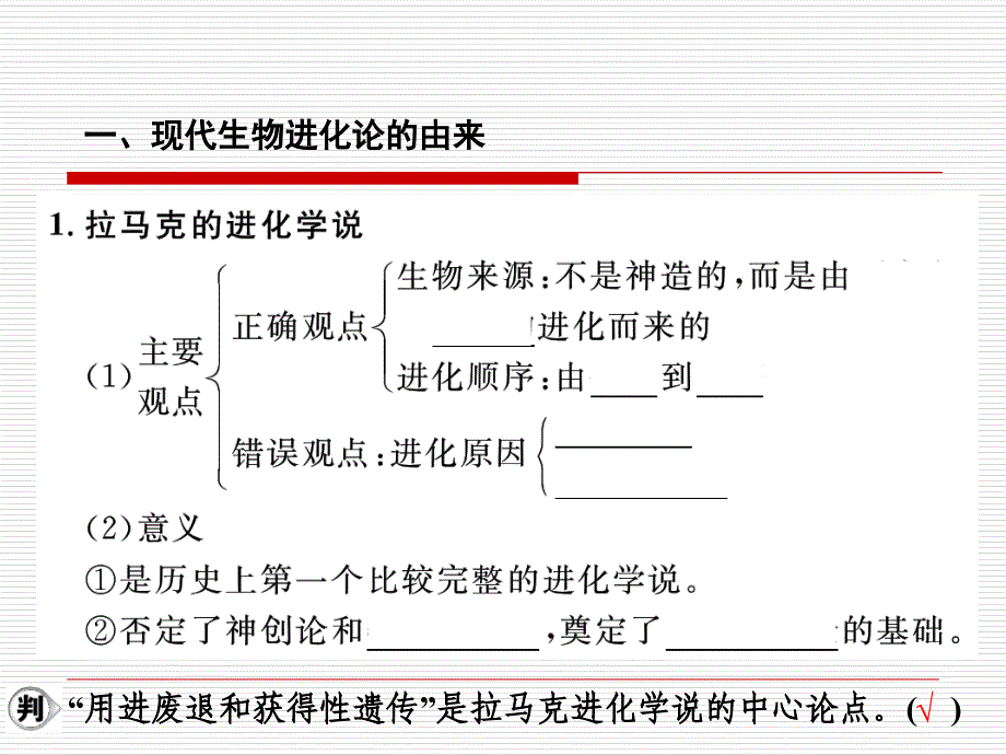 现代生物进化理论高三复习总结ppt课件_第2页