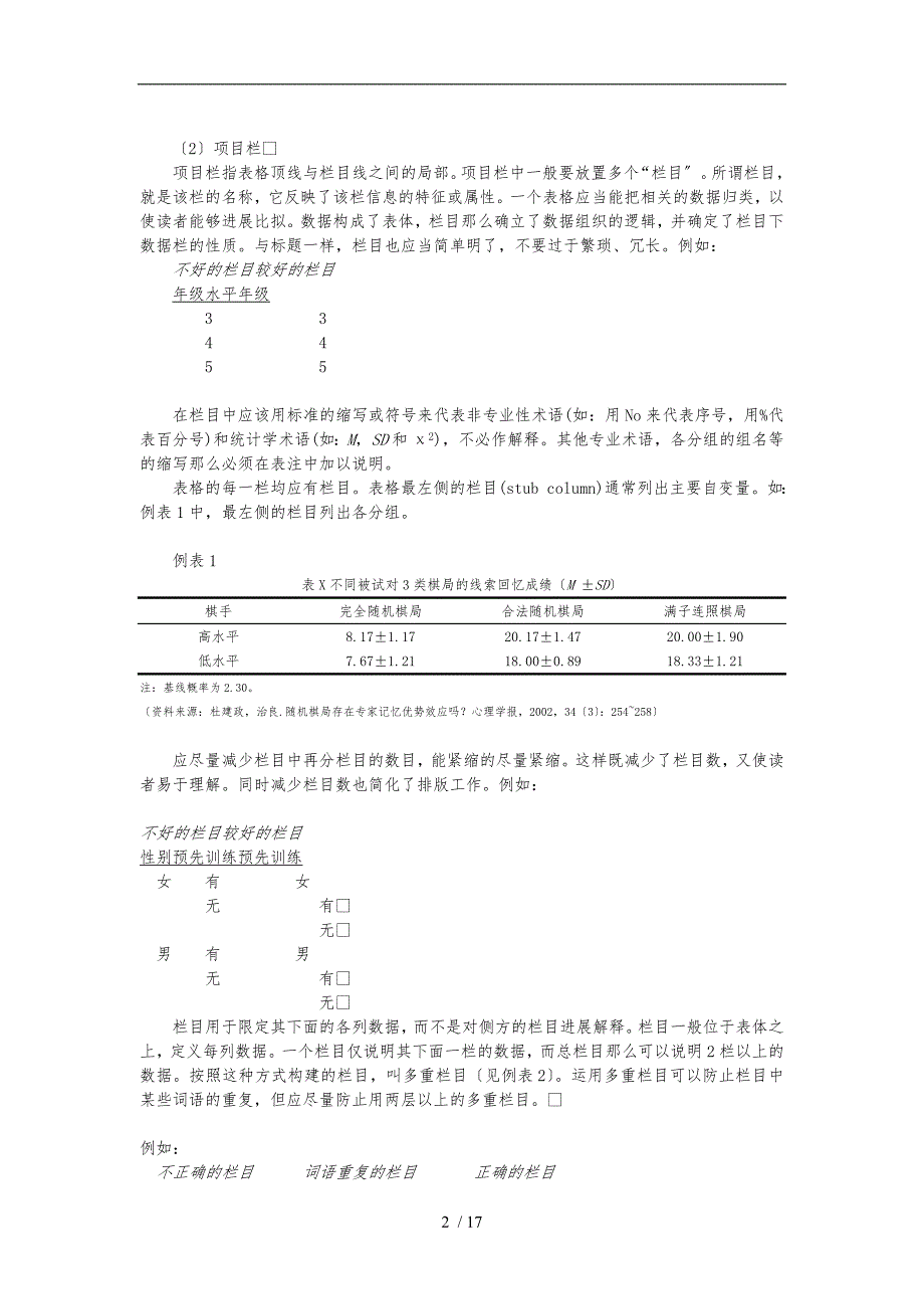 心理学论文写作规范统计图表制作要求内容_第2页