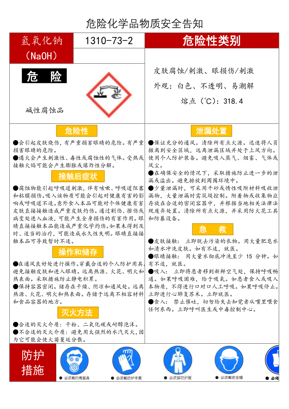 危险化学品安全告知书_第1页