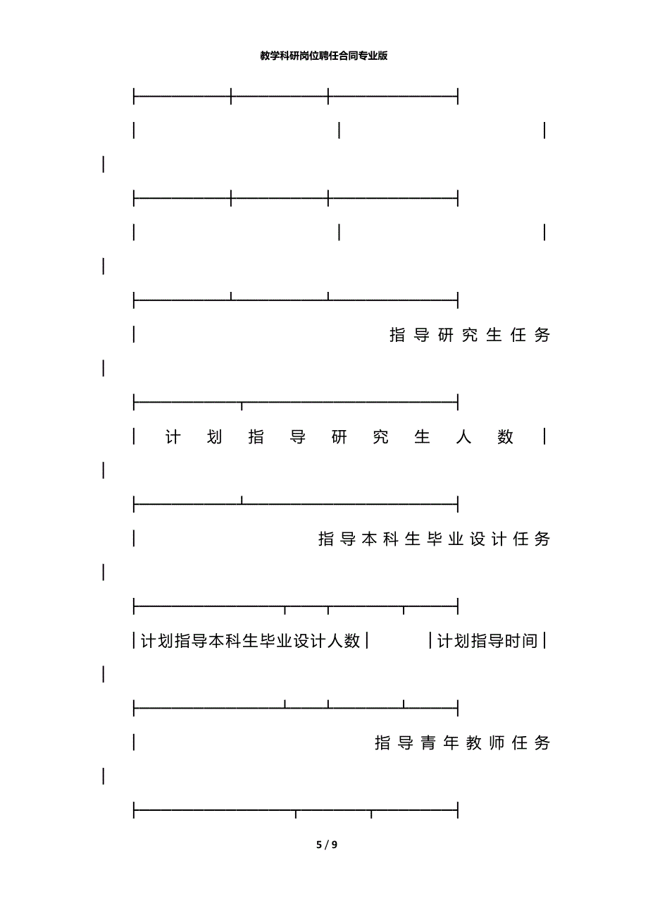 教学科研岗位聘任合同专业版_第5页