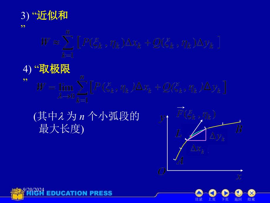 高等数学课件-D112对坐标曲线积分_第4页