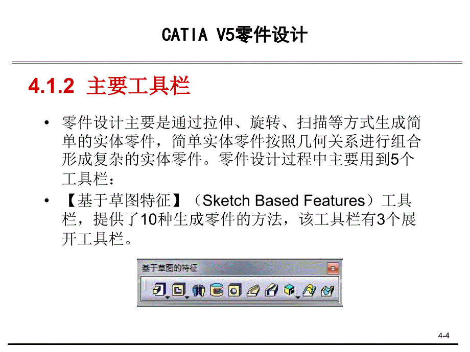 CATIAV5零件设计课件_第4页