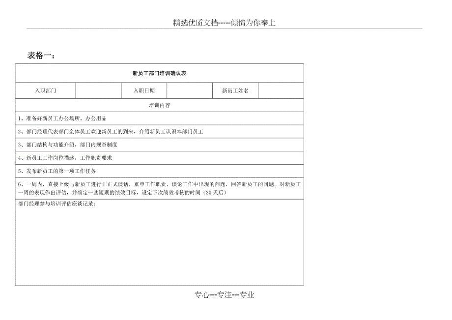 人资规划公司年度公司培训计划方案(共13页)_第5页