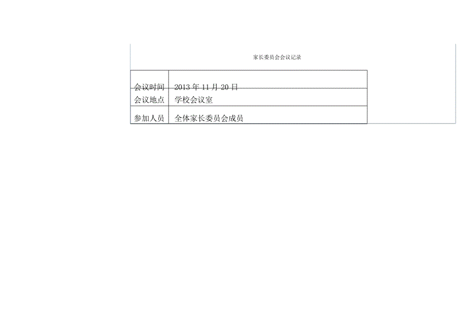 家长委员会会议记录_第4页