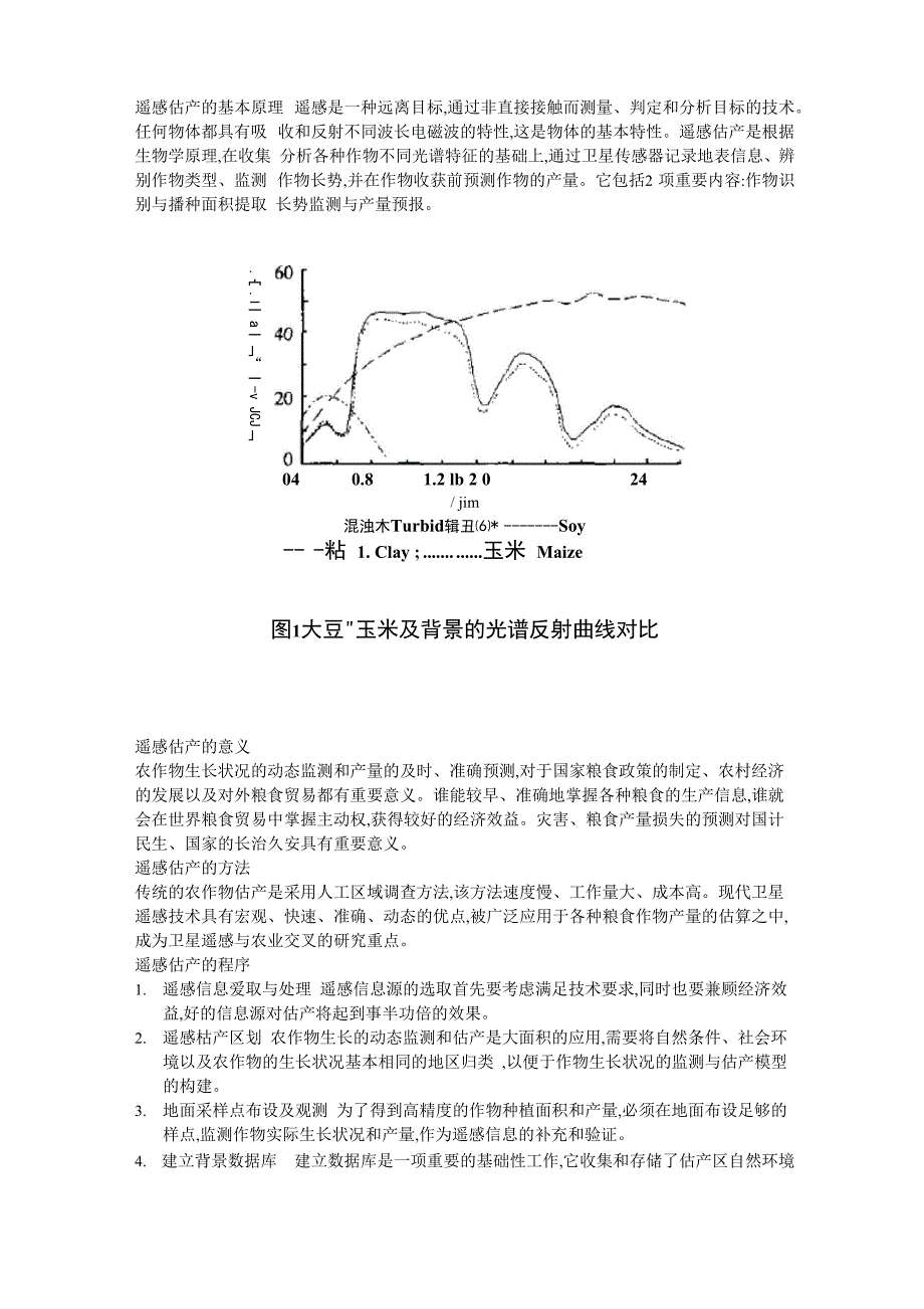 遥感估产的基本原理_第1页