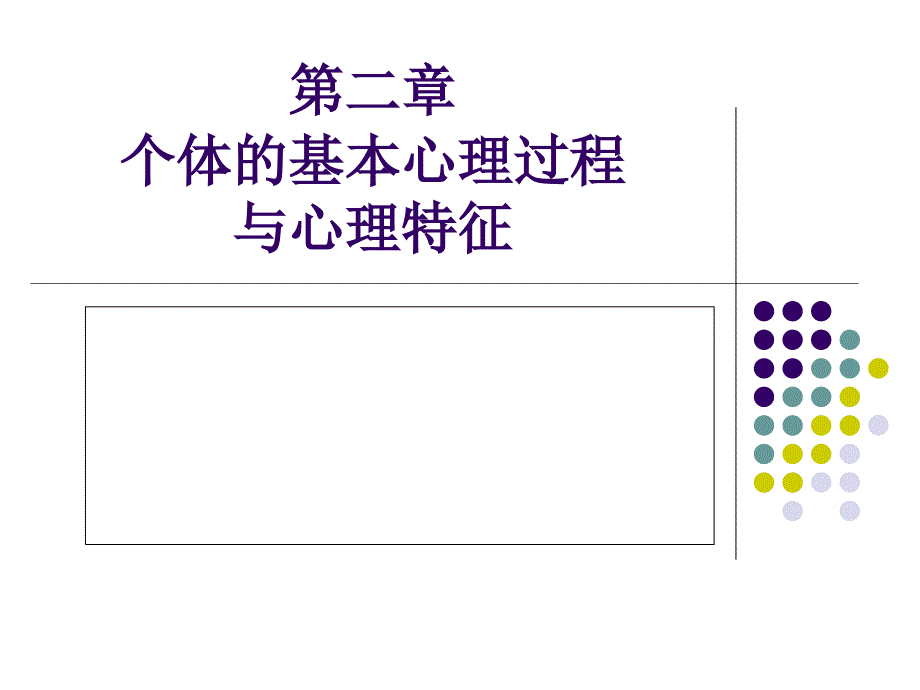 个体基本心理过程与心理特征(张德).ppt_第1页