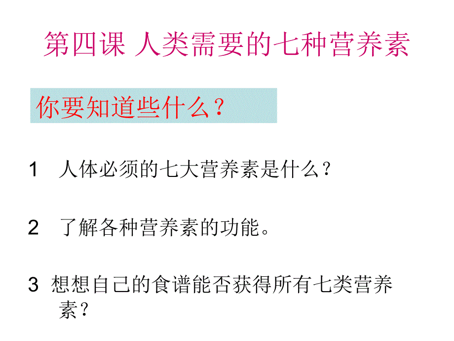 人类需要的七种营养素课件_第1页