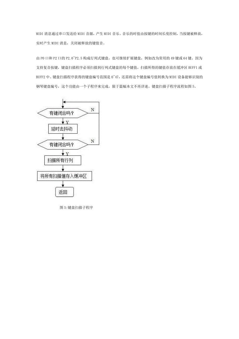 解析MIDI电子琴的设计用单片机是如何实现的.doc_第5页