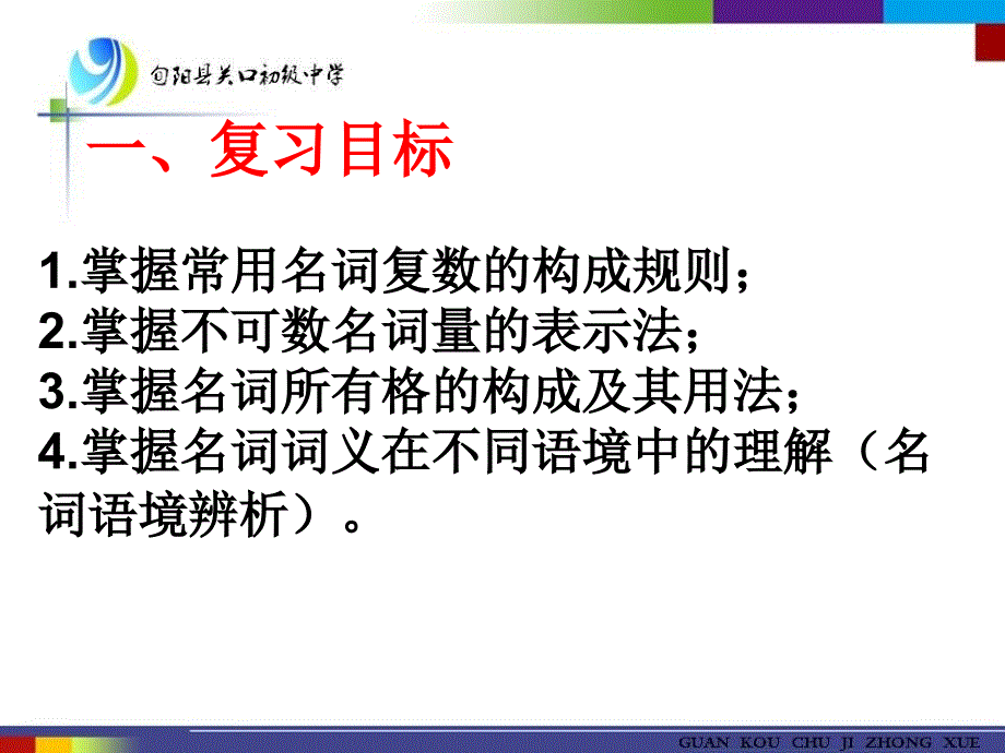 英语中考人教版中考专项复习--名词(共24张PPT)_第2页