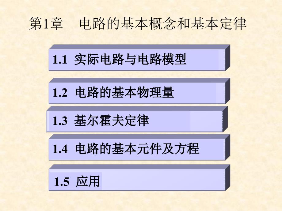 电路模型电路的基本物理量基本定律基本元件电路模型的应用教学课件_第2页