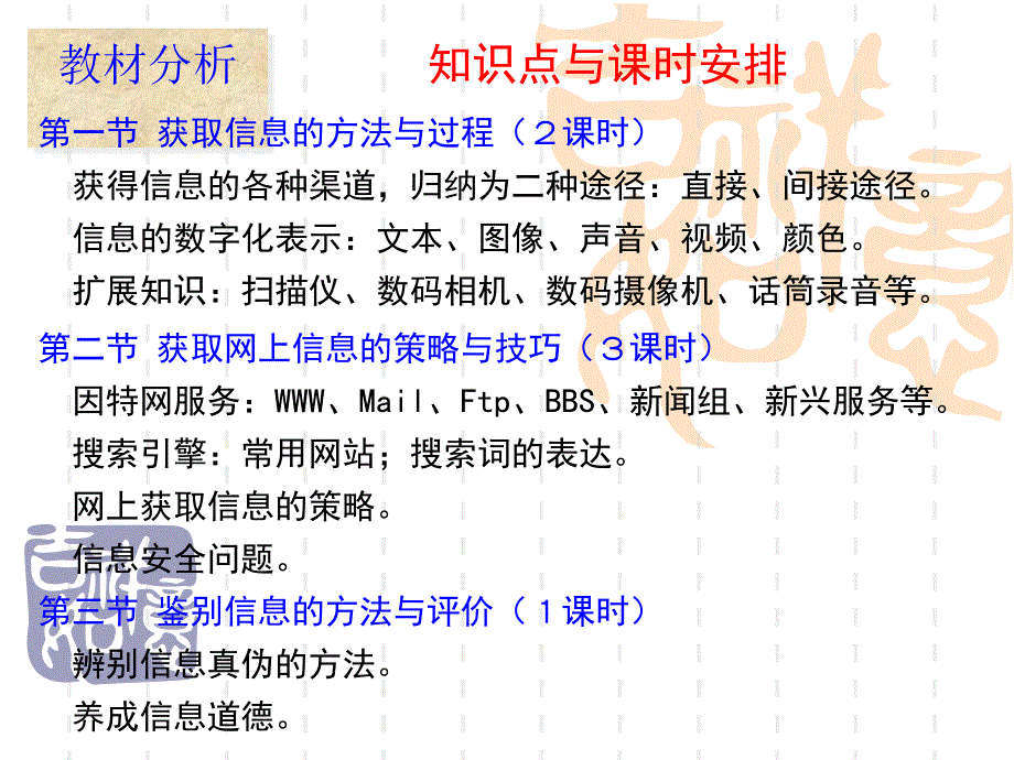 高中信息技术基础必修二单元信息的获取_第4页