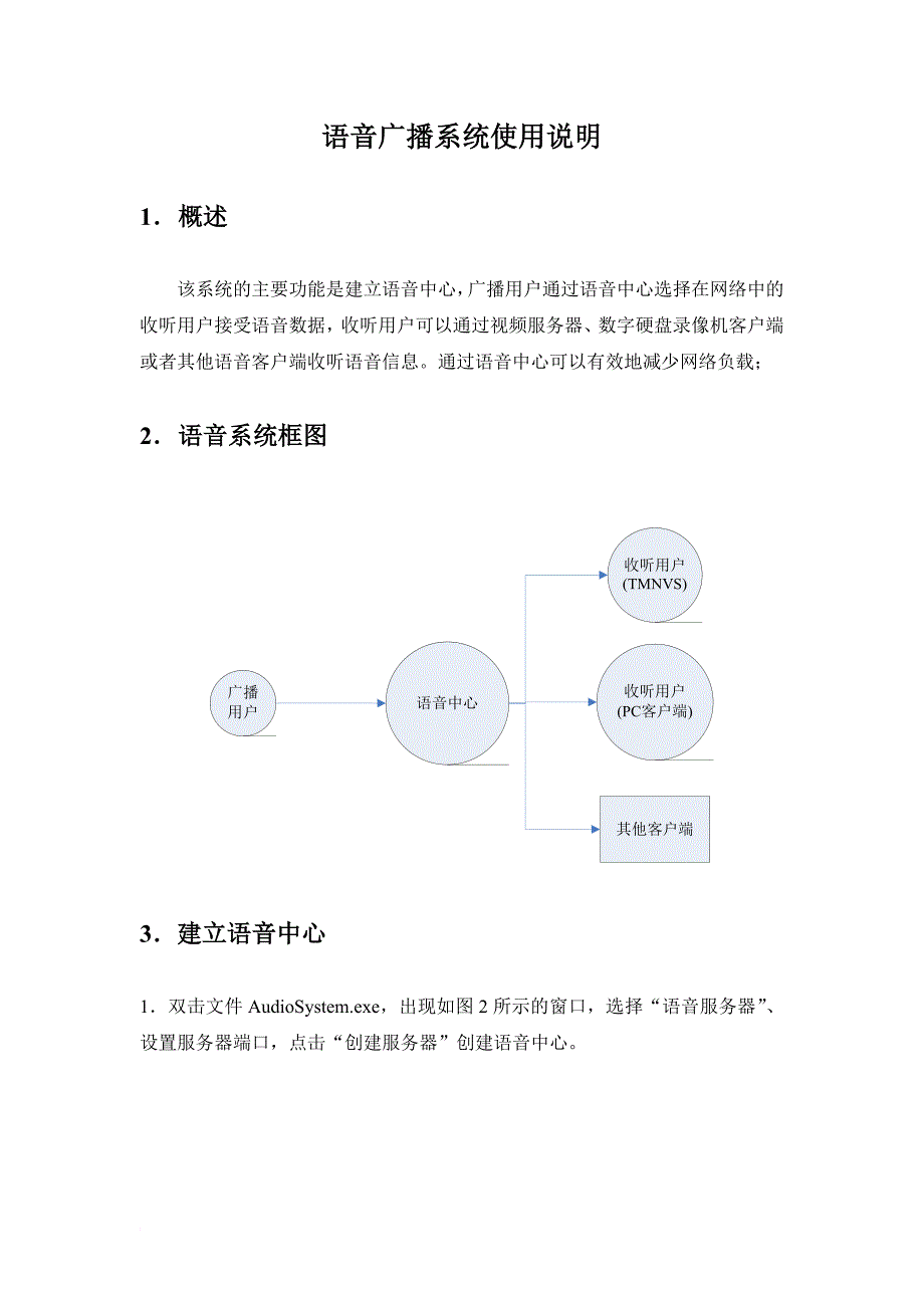 语音广播系统使用说明_第1页