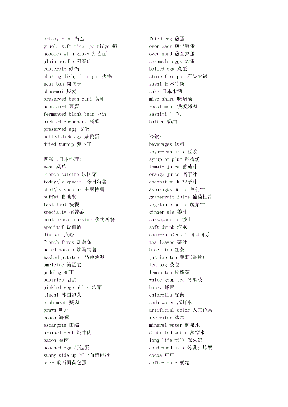 常用食物类英语单词.doc_第2页