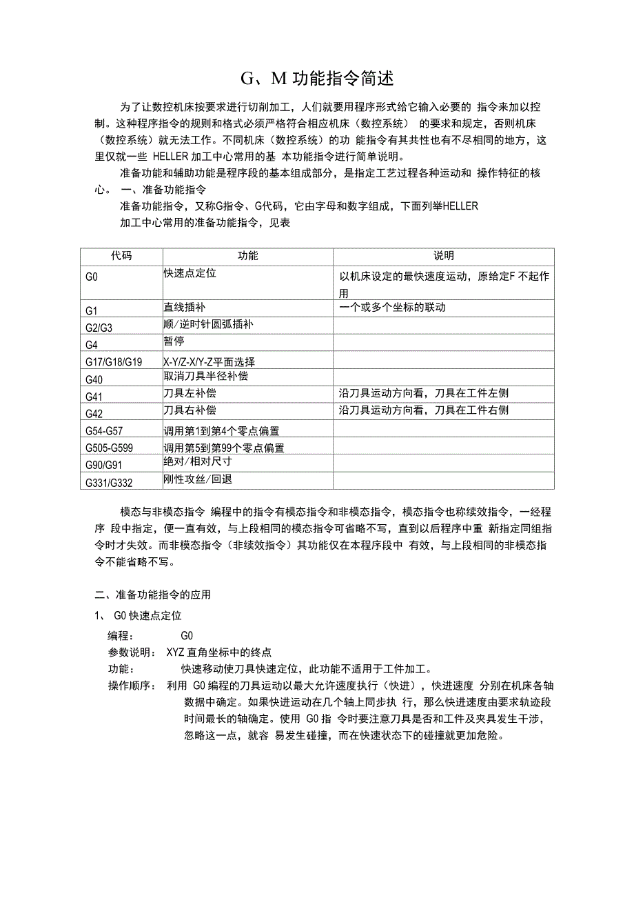 G、M功能指令简述_第1页