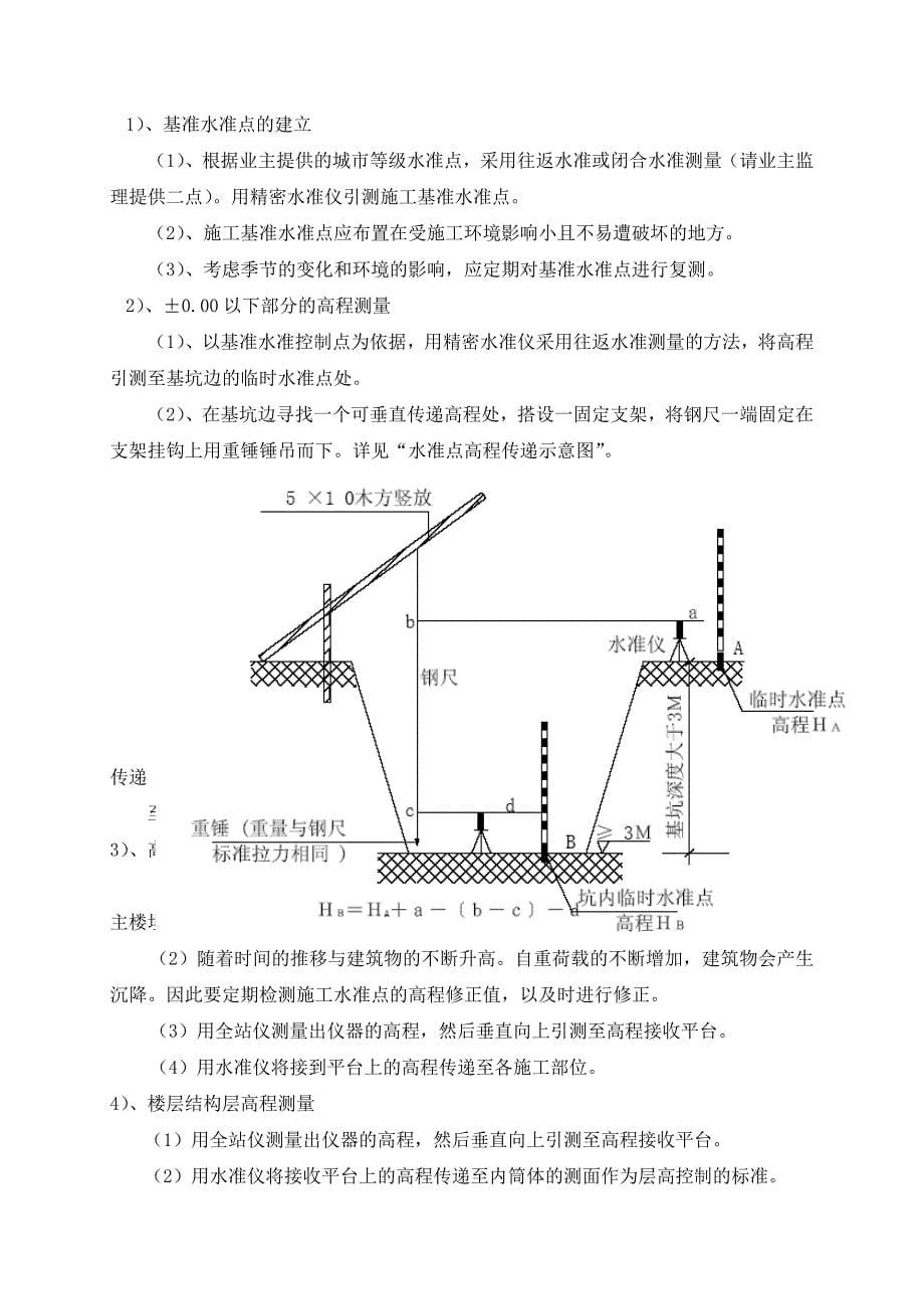 龙德花园建筑定位和测量方案_第5页