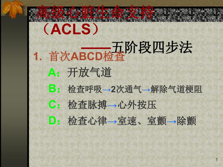 高级心脏生命支持ACLS_第1页