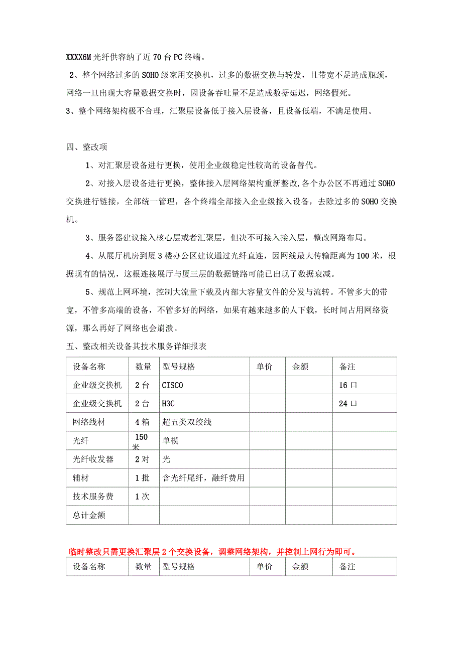 XXX公司网络整改方案_第2页