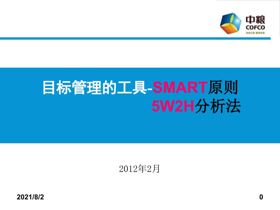 目标管理及工作计划工具SMART原则5W2H法则_第1页